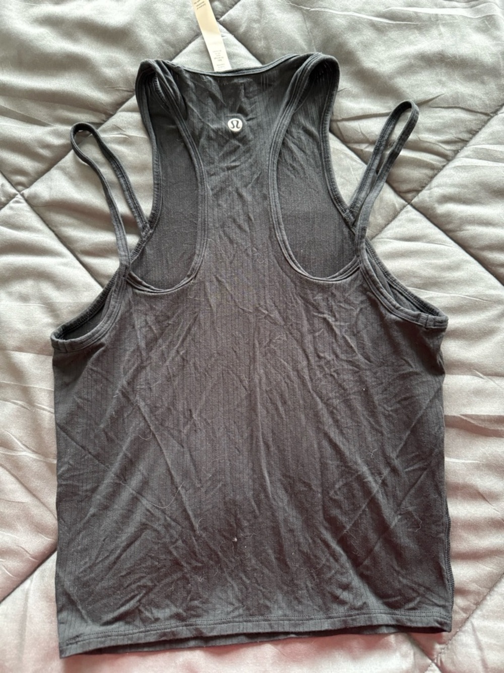 lululemon athletica Black Ribbed High-Neck Tank - Picture 3 of 5
